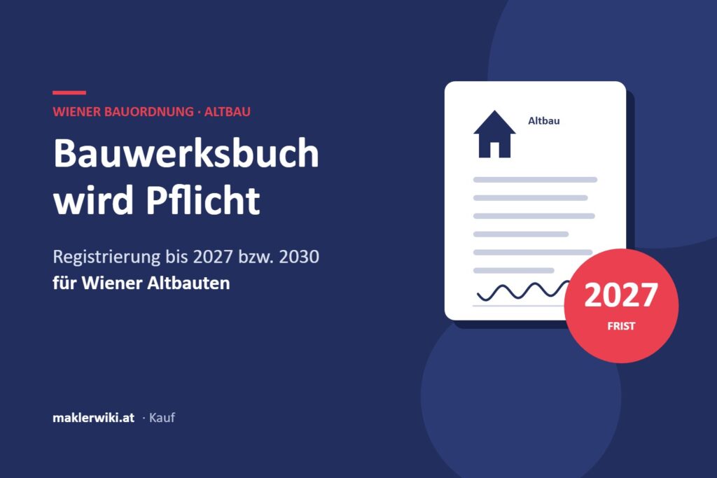 Bauwerksbuch-Pflicht für Wiener Altbauten: Registrierung bis 2027 bzw. 2030