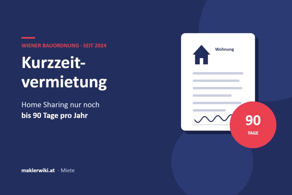 Kurzzeitvermietung in Wien: Home Sharing bis 90 Tage pro Jahr